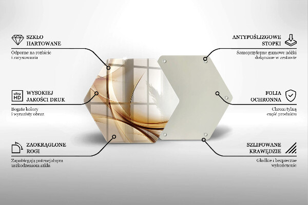 Cache plaque de cuisson Formes abstraites