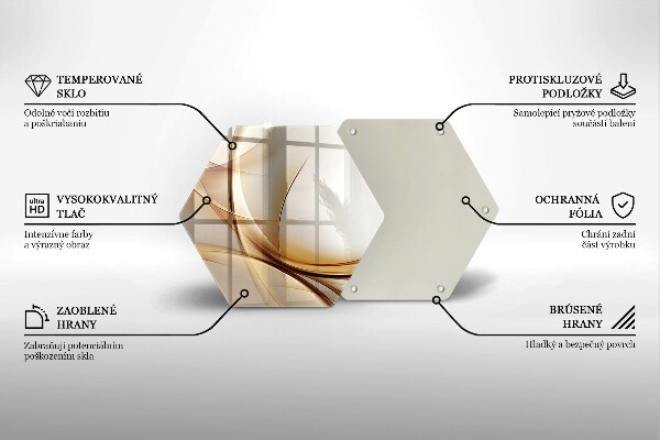 Cache plaque de cuisson Formes abstraites