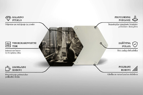 Cache plaque de cuisson Ville et fenêtre des chats