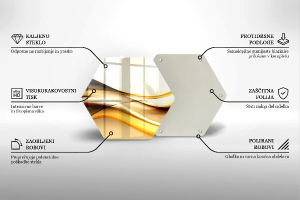 Cache plaque de cuisson Lignes de fumée abstraites