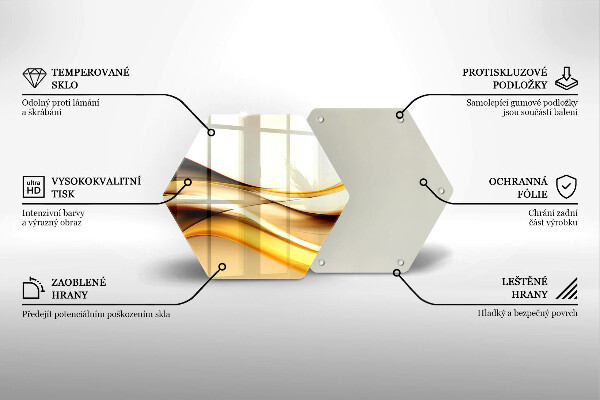 Cache plaque de cuisson Lignes de fumée abstraites