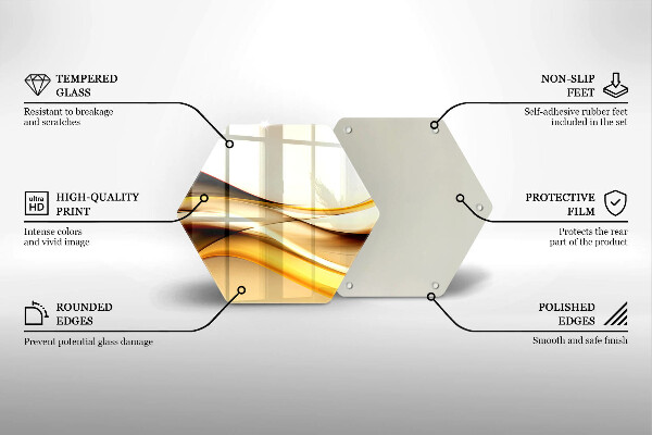 Cache plaque de cuisson Lignes de fumée abstraites