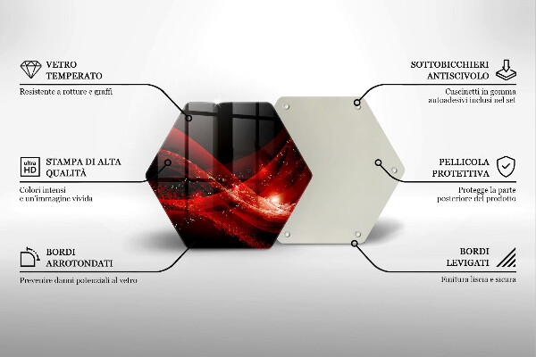 Cache plaque de cuisson Abstraction moderne