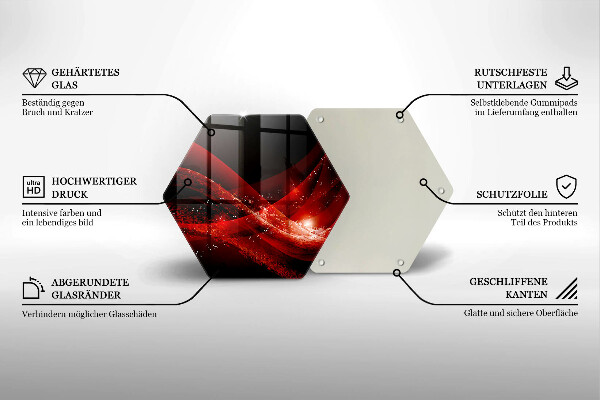 Cache plaque de cuisson Abstraction moderne