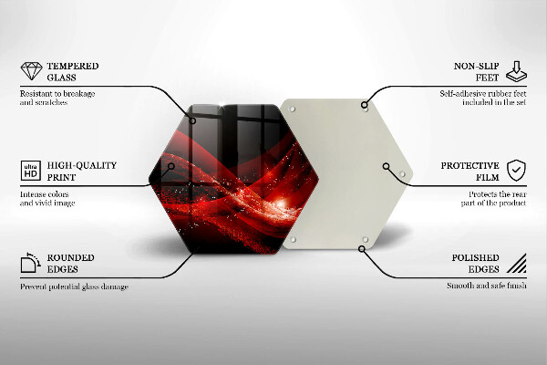 Cache plaque de cuisson Abstraction moderne