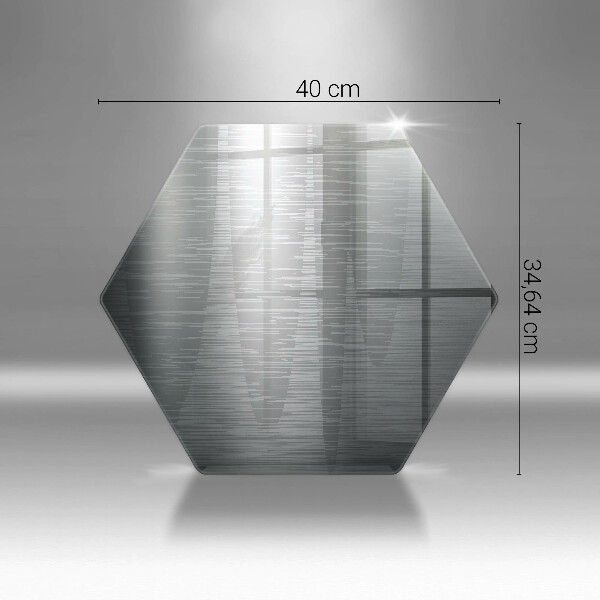 Cache plaque de cuisson Texture métallique