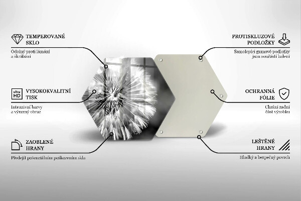 Cache plaque de cuisson Un pissenlit délicat