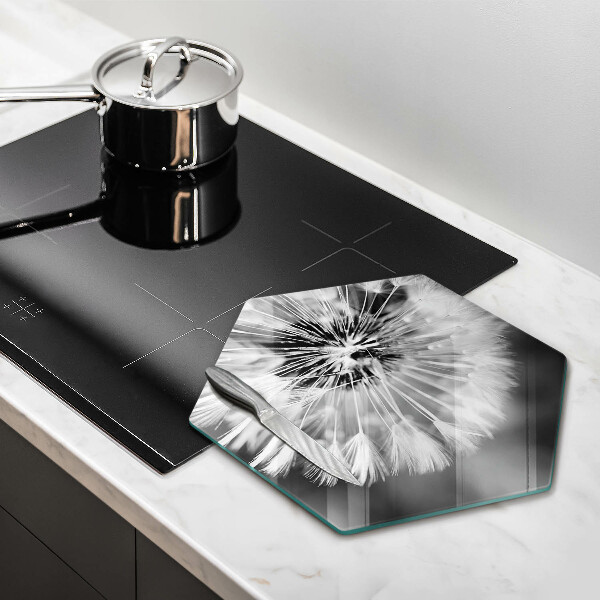 Cache plaque de cuisson Un pissenlit délicat