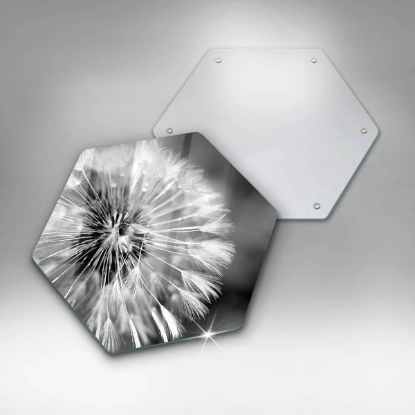 Cache plaque de cuisson Un pissenlit délicat