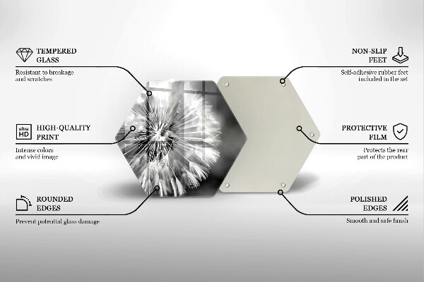 Cache plaque de cuisson Un pissenlit délicat