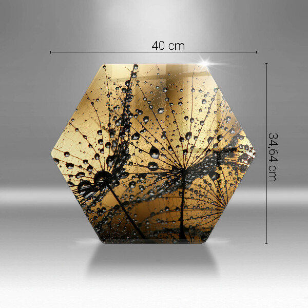 Cache plaque de cuisson Rosée et pissenlits