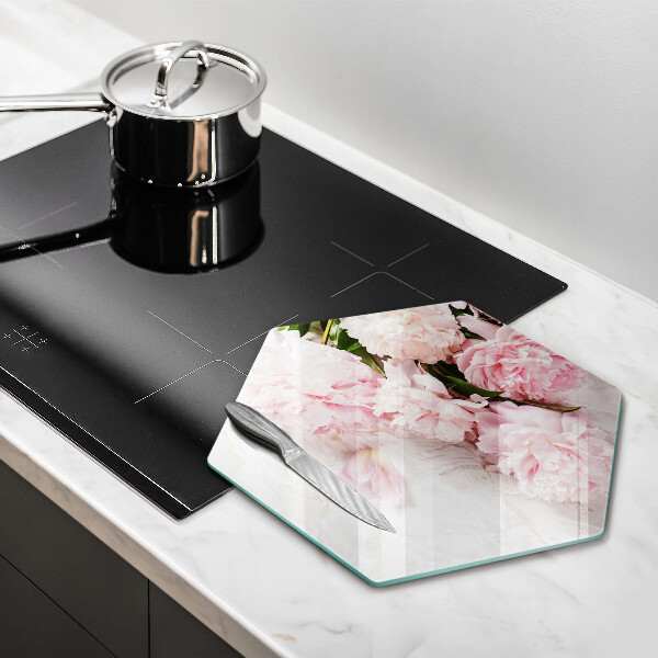 Cache plaque de cuisson Fleurs de roses délicates