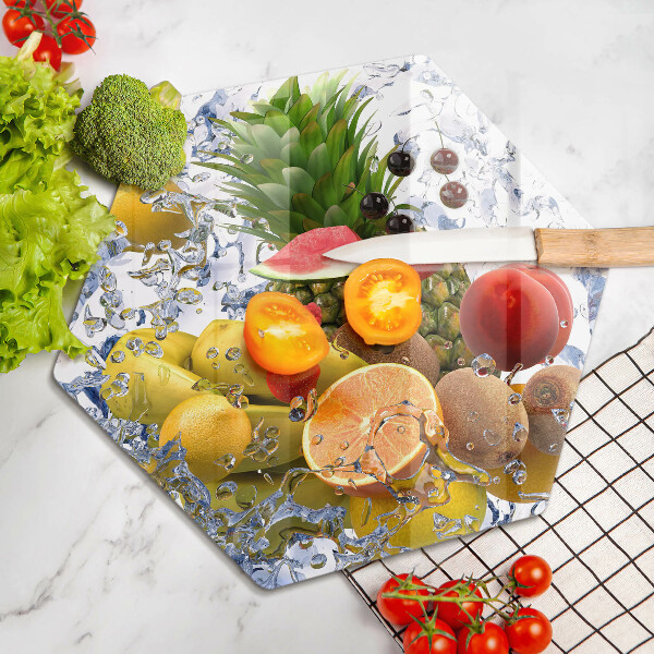 Cache plaque de cuisson Fruits juteux et eau