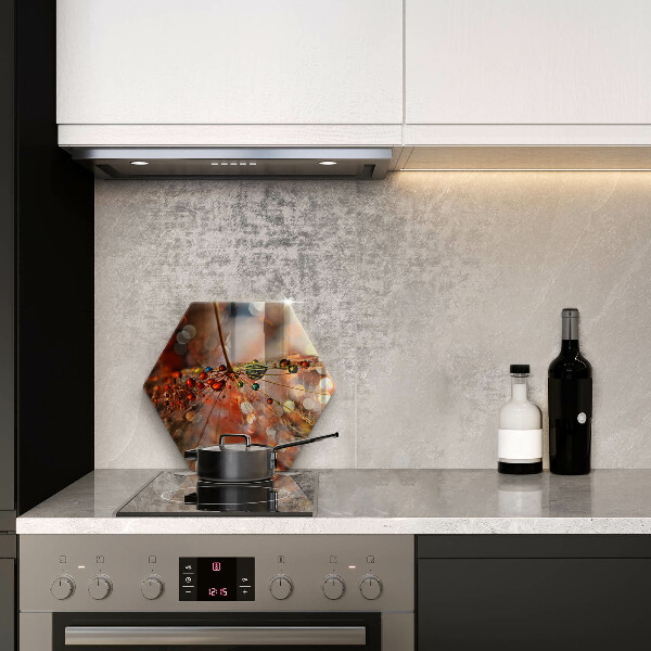 Cache plaque de cuisson Pissenlit mouillé