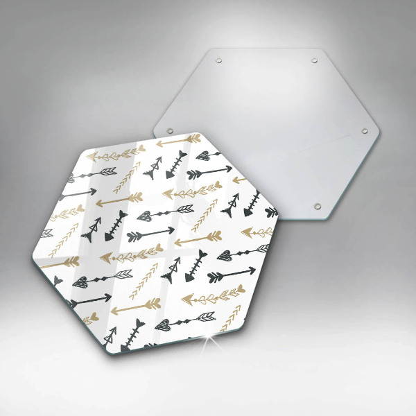 Cache plaque de cuisson Modèle de flèches bohème