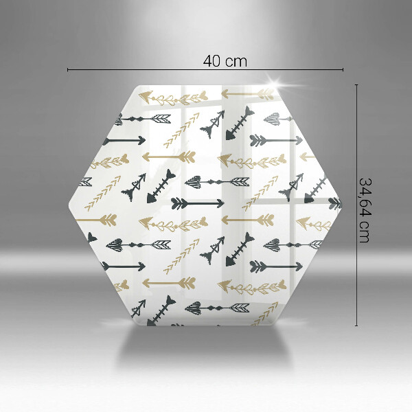 Cache plaque de cuisson Modèle de flèches bohème