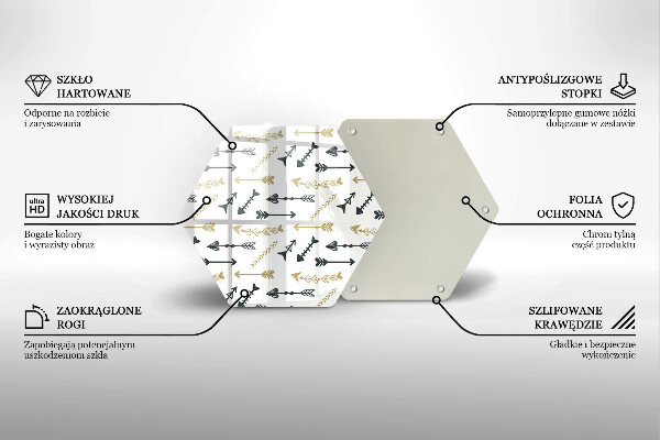 Cache plaque de cuisson Modèle de flèches bohème