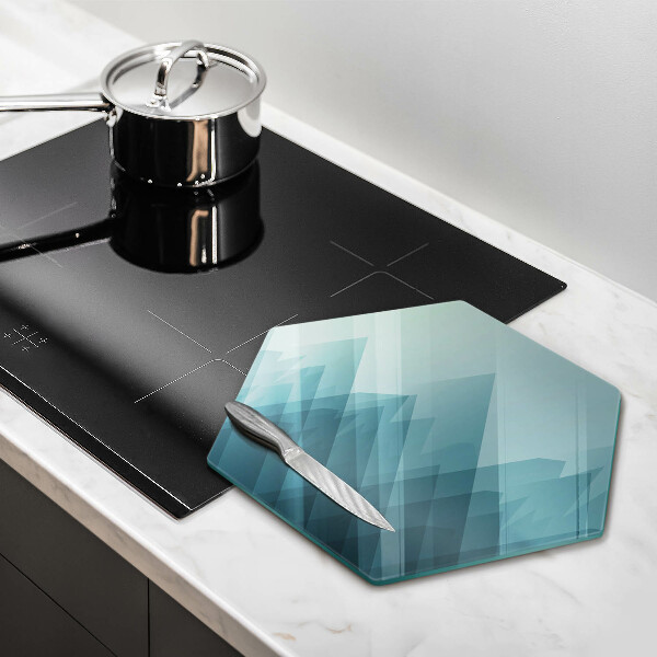 Cache plaque de cuisson Montagnes abstraites