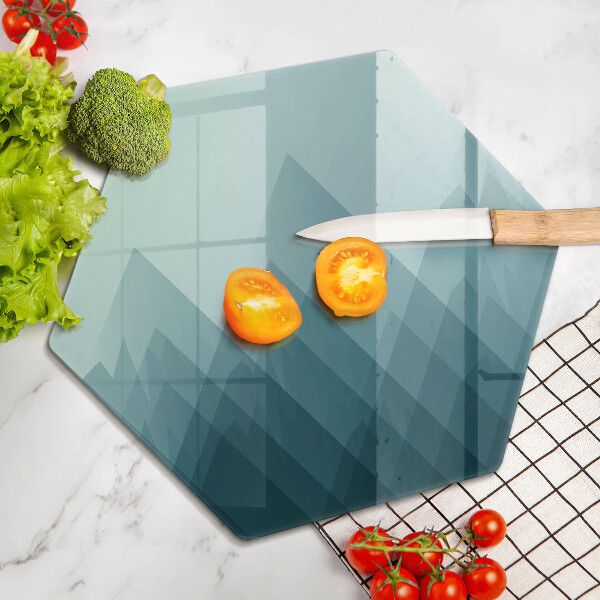 Cache plaque de cuisson Montagnes abstraites