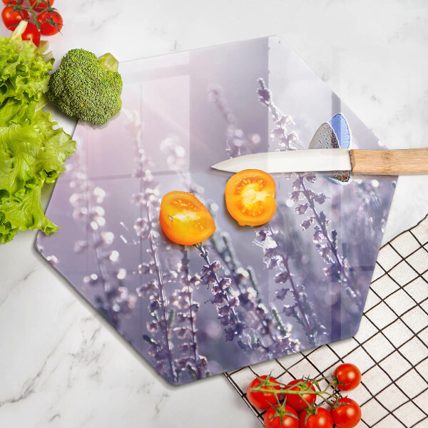 Cache plaque de cuisson Fleurs sauvages et papillon