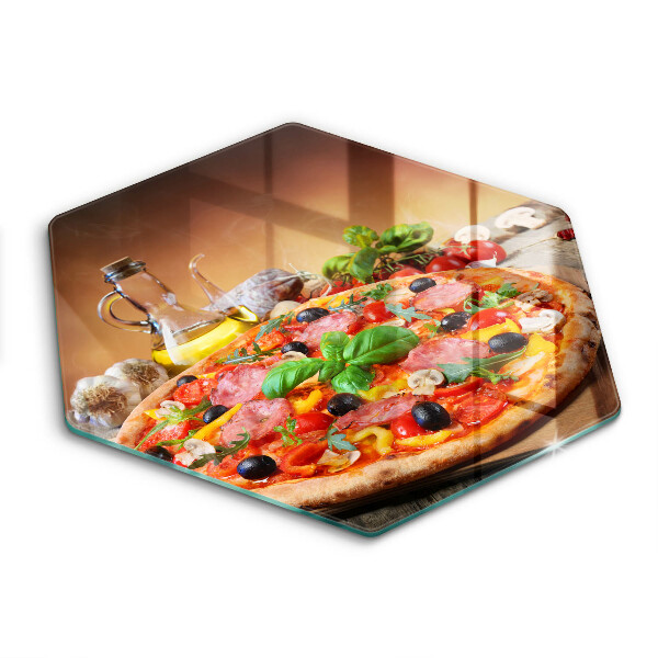 Cache plaque de cuisson Pizza italienne