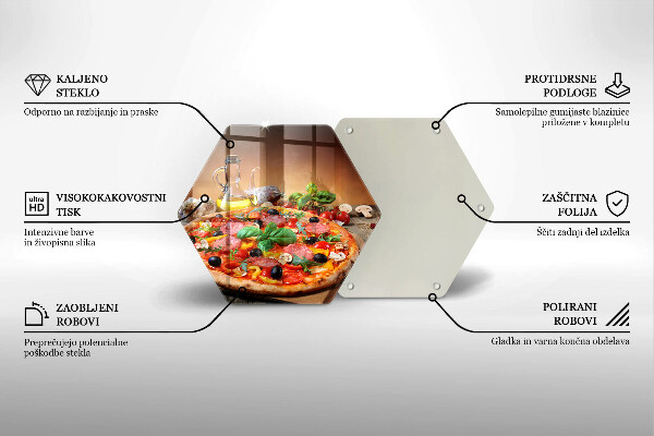Cache plaque de cuisson Pizza italienne