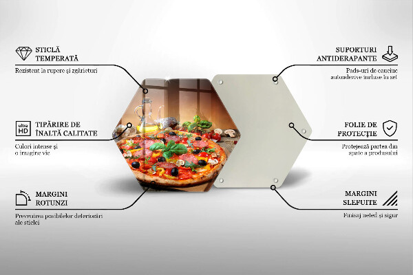 Cache plaque de cuisson Pizza italienne