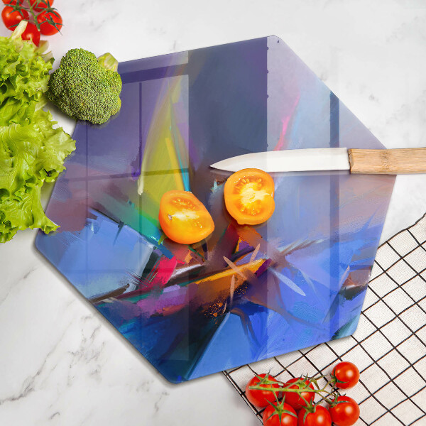 Cache plaque de cuisson Abstraction peinte