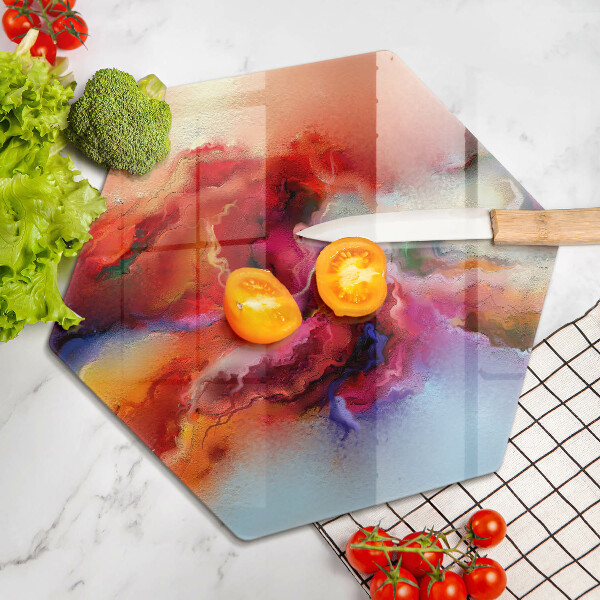 Cache plaque de cuisson Abstraction enfumée