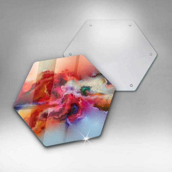 Cache plaque de cuisson Abstraction enfumée