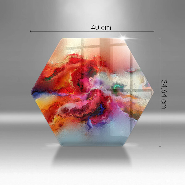 Cache plaque de cuisson Abstraction enfumée