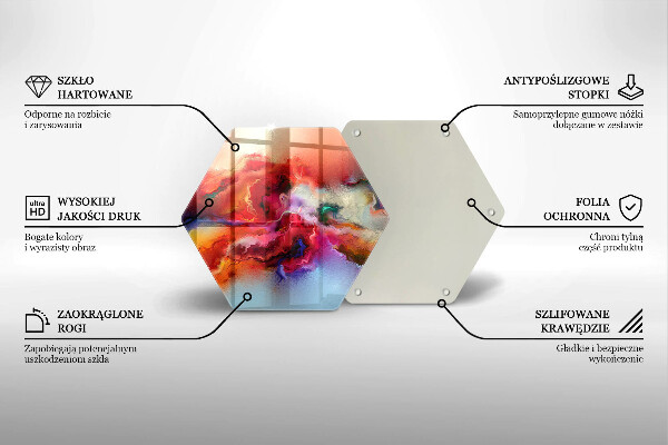 Cache plaque de cuisson Abstraction enfumée