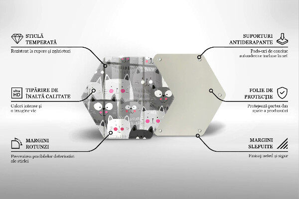 Cache plaque de cuisson Illustration de chats