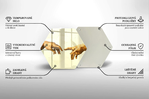 Cache plaque de cuisson Création des mains d'Adam