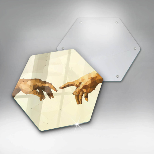 Cache plaque de cuisson Création des mains d'Adam