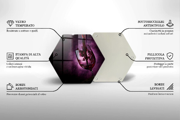 Cache plaque de cuisson Un verre de vin