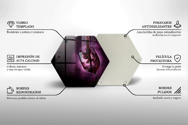 Cache plaque de cuisson Un verre de vin