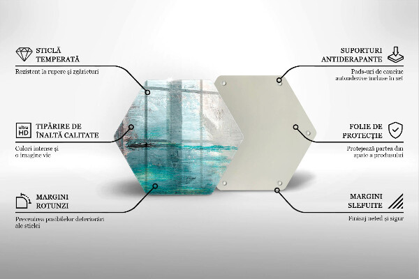 Cache plaque de cuisson Fond d'abstraction de peinture