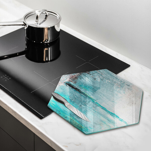 Cache plaque de cuisson Fond d'abstraction de peinture