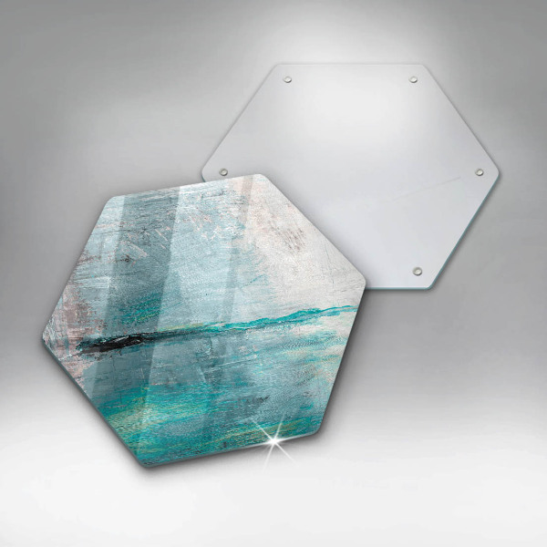 Cache plaque de cuisson Fond d'abstraction de peinture