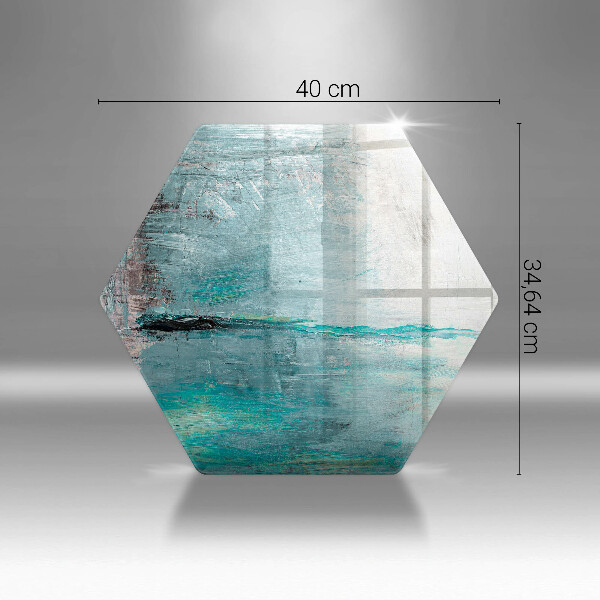 Cache plaque de cuisson Fond d'abstraction de peinture