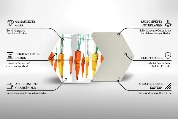 Protection plaque induction Illustration de carotte