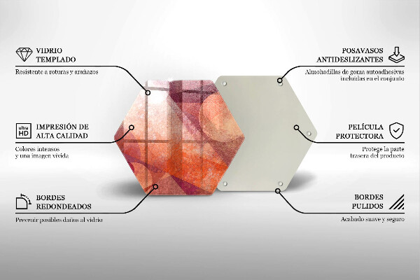 Protection plaque induction Art abstrait