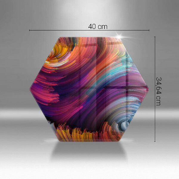 Protection plaque induction Des reflets colorés