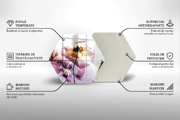 Protection plaque induction Fleurs délicates