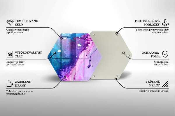 Protection plaque induction Encres d'abstraction