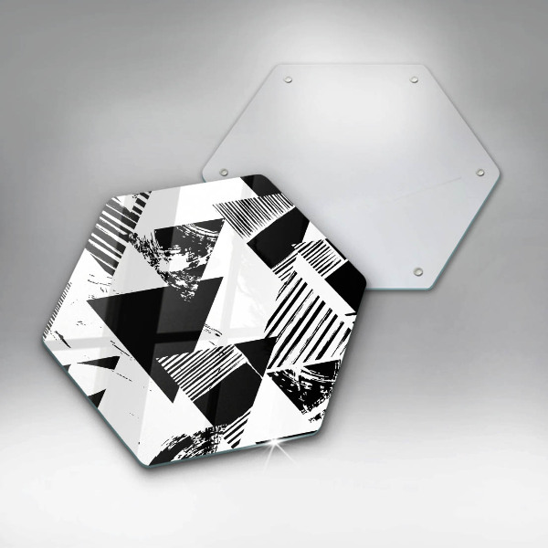 Protection plaque induction Triangles géométriques