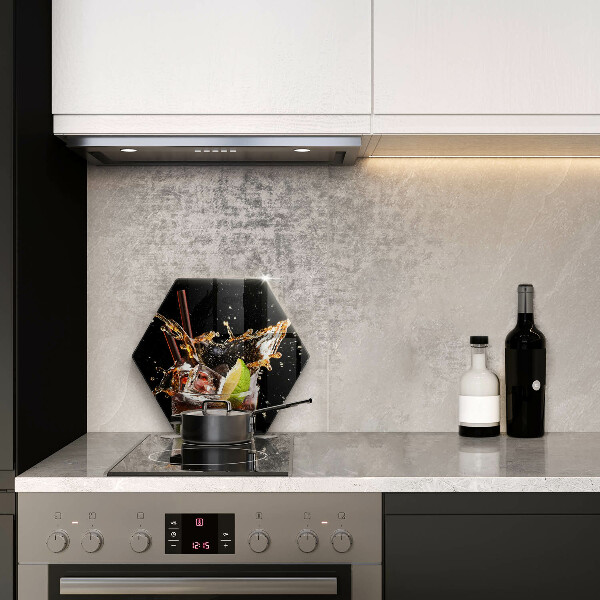 Cache plaque de cuisson Boire avec de la glace