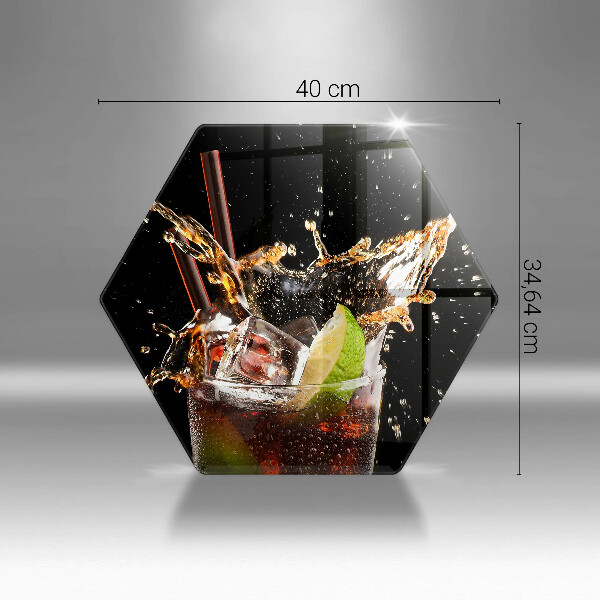 Cache plaque de cuisson Boire avec de la glace