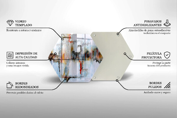 Cache plaque de cuisson Peintures abstraites